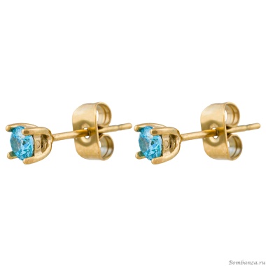 Пусеты Fiore Luna, BLUE